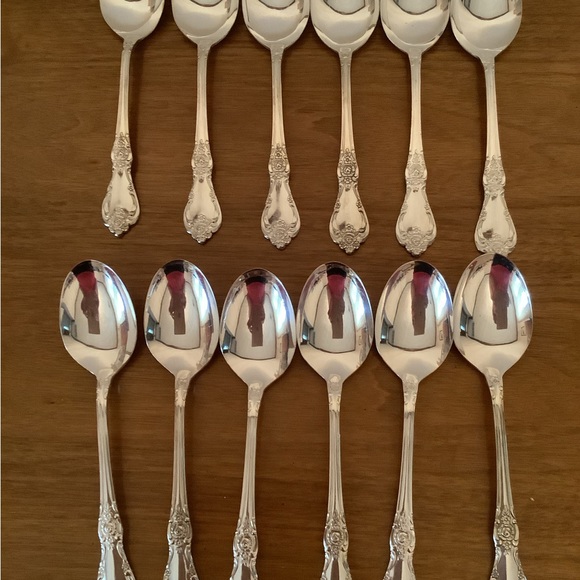 63-Pc Silver Plated Flatware - Picture 8 of 9